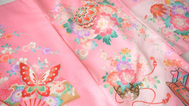 お宮参りのしめ（女児の産着）