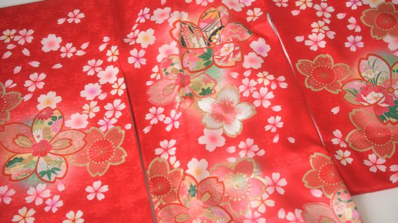 お宮参りのしめ（女児の産着）