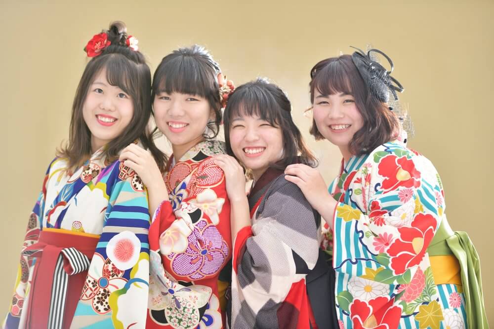卒業式袴での撮影